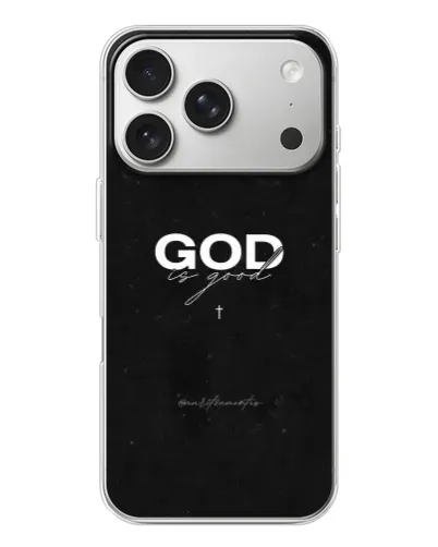 Чохол для iPhone 17 Pro з картинкою «GOD — Бог над усім»
