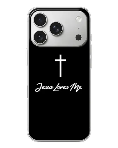 Чохол для iPhone 17 Pro з картинкою «Ісус любить тебе»