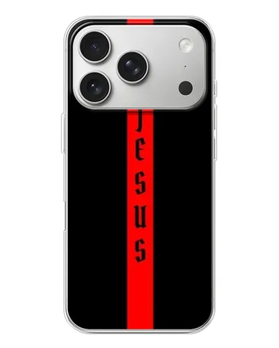 Чохол для iPhone 17 Pro з картинкою «Червона лінія віри»