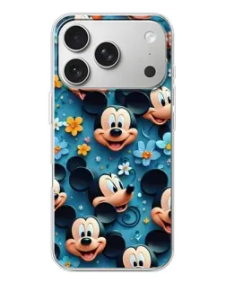 Чохол для iPhone 17 Pro з картинкою «Паттерн Міккі та Мінні» Чохол для iPhone 17 Pro з картинкою «Паттерн Міккі та Мінні»