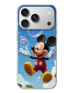 Чохол для iPhone 17 Pro з картинкою «Mickey та мильні бульбашки» Чохол для iPhone 17 Pro з картинкою «Mickey та мильні бульбашки»