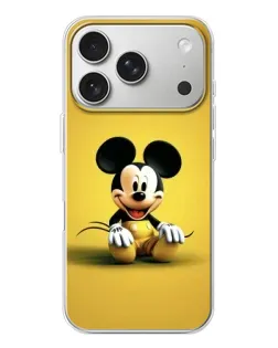 Чохол для iPhone 17 Pro з картинкою «Міккі на жовтому» Чохол для iPhone 17 Pro з картинкою «Міккі на жовтому»