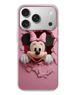 Чохол для iPhone 17 Pro з картинкою «Мінні крізь стіну» Чохол для iPhone 17 Pro з картинкою «Мінні крізь стіну»