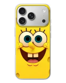Чохол для iPhone 17 Pro з картинкою «Губка Боб посмішка»