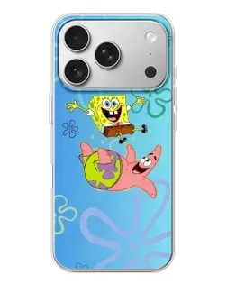 Чохол для iPhone 17 Pro з картинкою «Спанч Боб та Патрік»