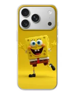Чохол для iPhone 17 Pro з картинкою «Позитивний Губка Боб»