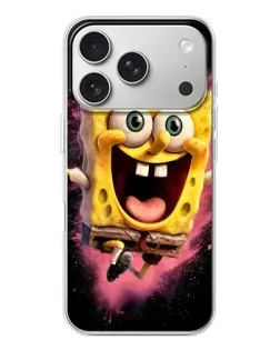 Чохол для iPhone 17 Pro з картинкою «Вибуховий Спанч Боб»