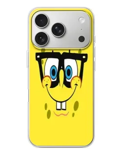 Чохол для iPhone 17 Pro з картинкою «Мінімалістичний Спанч Боб»