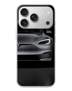 Чехол для iPhone 17 Pro с картинкой «Tesla Model S Look» Чехол для iPhone 17 Pro с картинкой «Tesla Model S Look»