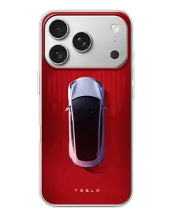 Чохол для iPhone 17 Pro з картинкою «Tesla Top View» Чохол для iPhone 17 Pro з картинкою «Tesla Top View»