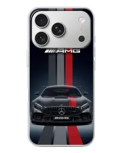 Чехол для iPhone 17 Pro с картинкой «Mercedes — белый карбон» Чехол для iPhone 17 Pro с картинкой «Mercedes — белый карбон»