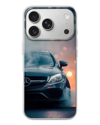 Чохол для iPhone 17 Pro з картинкою «Mercedes — нічне місто» Чохол для iPhone 17 Pro з картинкою «Mercedes — нічне місто»