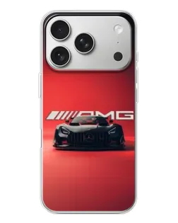 Чохол для iPhone 17 Pro з картинкою «Mercedes AMG — червона лінія»