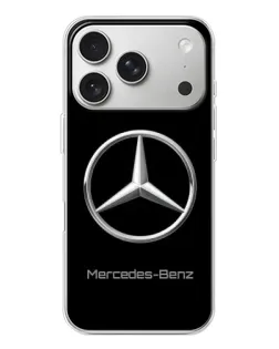 Чохол для iPhone 17 Pro з картинкою «Mercedes Silver Logo»