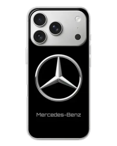 Чохол для iPhone 17 Pro з картинкою «Mercedes Silver Logo» Чохол для iPhone 17 Pro з картинкою «Mercedes Silver Logo»