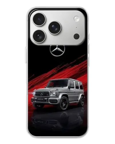 Чохол для iPhone 17 Pro з картинкою «Mercedes G-Class червоний» Чохол для iPhone 17 Pro з картинкою «Mercedes G-Class червоний»