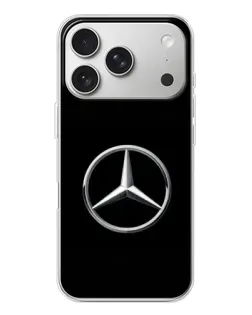 Чохол для iPhone 17 Pro з картинкою «Mercedes класичний лого»