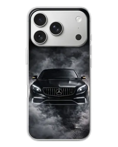 Чохол для iPhone 17 Pro з картинкою «Mercedes у диму» Чохол для iPhone 17 Pro з картинкою «Mercedes у диму»