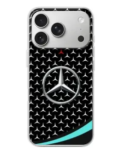 Чохол для iPhone 17 Pro з картинкою «Mercedes — бірюзовий акцент»