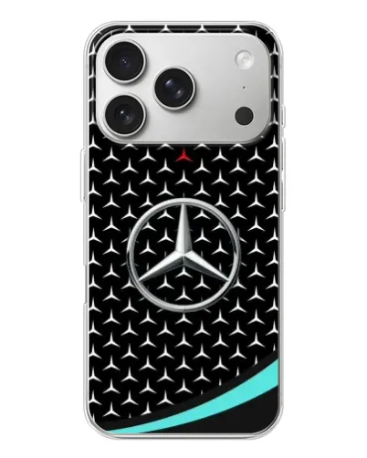 Чохол для iPhone 17 Pro з картинкою «Mercedes — бірюзовий акцент» Чохол для iPhone 17 Pro з картинкою «Mercedes — бірюзовий акцент»
