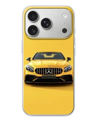 Чохол для iPhone 17 Pro з картинкою «Жовтий Mercedes GT» Чохол для iPhone 17 Pro з картинкою «Жовтий Mercedes GT»