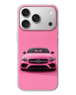 Чохол для iPhone 17 Pro з картинкою «Рожевий Mercedes AMG»