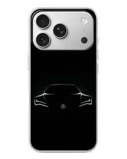 Чохол для iPhone 17 Pro з картинкою «Mercedes — силует авто»