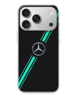 Чохол для iPhone 17 Pro з картинкою «Спортивні лінії Mercedes»
