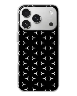Чохол для iPhone 17 Pro з картинкою «Mercedes паттерн зірок»