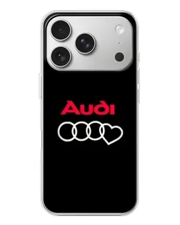 Чохол для iPhone 17 Pro з картинкою «Логотип Audi Heart» Чохол для iPhone 17 Pro з картинкою «Логотип Audi Heart»