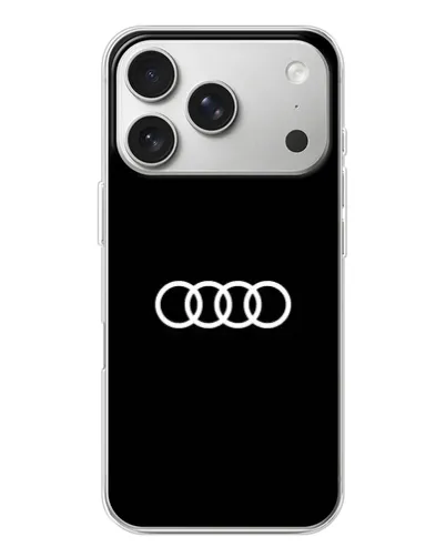 Чехол для iPhone 17 Pro с картинкой «Audi White Logo»
