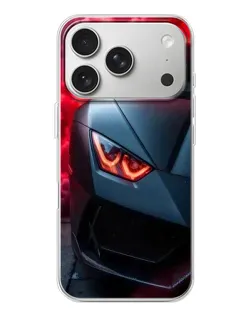 Чохол для iPhone 17 Pro з картинкою «Lamborghini червоне сяйво» Чохол для iPhone 17 Pro з картинкою «Lamborghini червоне сяйво»
