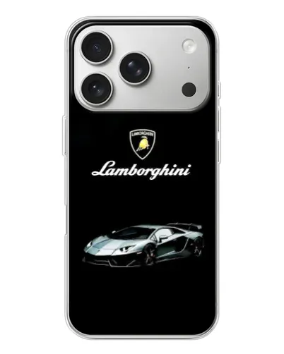 Чохол для iPhone 17 Pro з картинкою «Логотип Lamborghini класика»