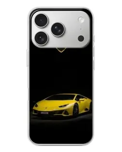 Чохол для iPhone 17 Pro з картинкою «Lamborghini жовтий акцент» Чохол для iPhone 17 Pro з картинкою «Lamborghini жовтий акцент»
