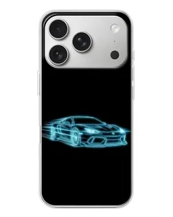 Чохол для iPhone 17 Pro з картинкою «Неоновий контур Lamborghini» Чохол для iPhone 17 Pro з картинкою «Неоновий контур Lamborghini»