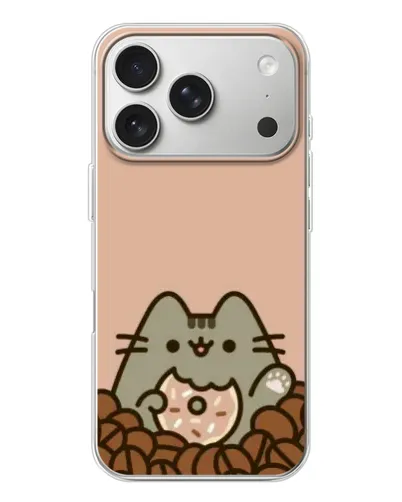 Чехол для iPhone 17 Pro с картинкой «Кофейный Пушин» Чехол для iPhone 17 Pro с картинкой «Кофейный Пушин»