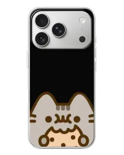 Чохол для iPhone 17 Pro з картинкою «Пушин на чорному»