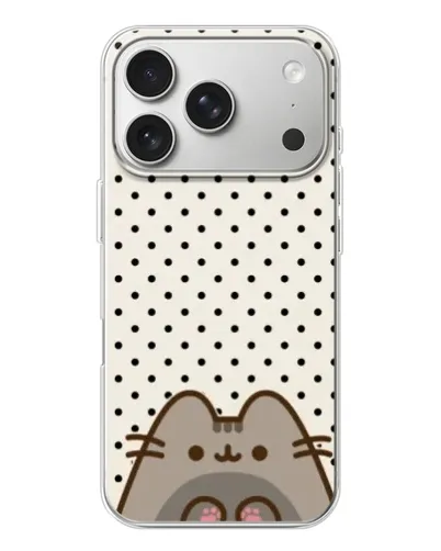 Чехол для iPhone 17 Pro с картинкой «Пушин в горошек» Чехол для iPhone 17 Pro с картинкой «Пушин в горошек»
