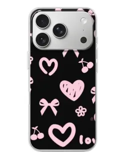 Чехол для iPhone 17 Pro с картинкой «Сатиновый бант»