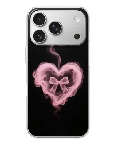 Чехол для iPhone 17 Pro с картинкой «Дымчатое сердце» Чехол для iPhone 17 Pro с картинкой «Дымчатое сердце»