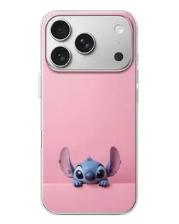 Чехол для iPhone 17 Pro с картинкой «Stitch выглядывает» Чехол для iPhone 17 Pro с картинкой «Stitch выглядывает»