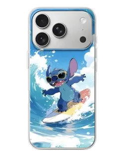 Чехол для iPhone 17 Pro с картинкой «Стич на волне» Чехол для iPhone 17 Pro с картинкой «Стич на волне»