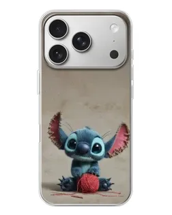 Чехол для iPhone 17 Pro с картинкой «Стич на коричневом фоне» Чехол для iPhone 17 Pro с картинкой «Стич на коричневом фоне»