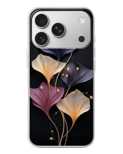 Чехол для iPhone 17 Pro с картинкой «Лиловые цветы грации»