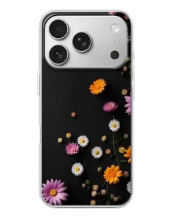 Чехол для iPhone 17 Pro с картинкой «Цветочная композиция»