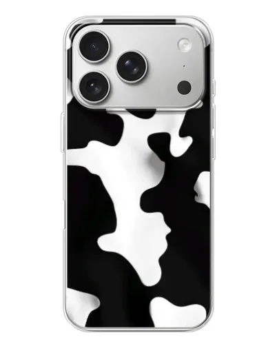 Чехол для iPhone 17 Pro с картинкой «Черно-белое пятно»