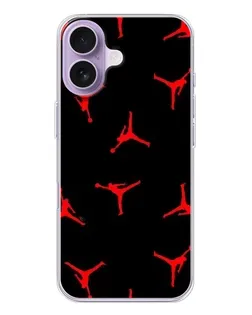 Чехол для iPhone 17 с картинкой «Jordan Red Pattern» Чехол для iPhone 17 с картинкой «Jordan Red Pattern»