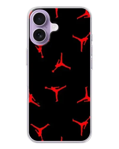 Чехол для iPhone 17 с картинкой «Jordan Red Pattern» Чехол для iPhone 17 с картинкой «Jordan Red Pattern»