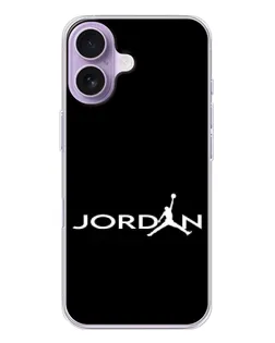 Чехол для iPhone 17 с картинкой «Jordan White Logo»