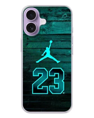 Чехол для iPhone 17 с картинкой «Jordan Cyan 23» Чехол для iPhone 17 с картинкой «Jordan Cyan 23»